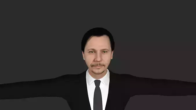 Gary Oldman Hyper Realistic Full Body Fully Rigged 3D Character