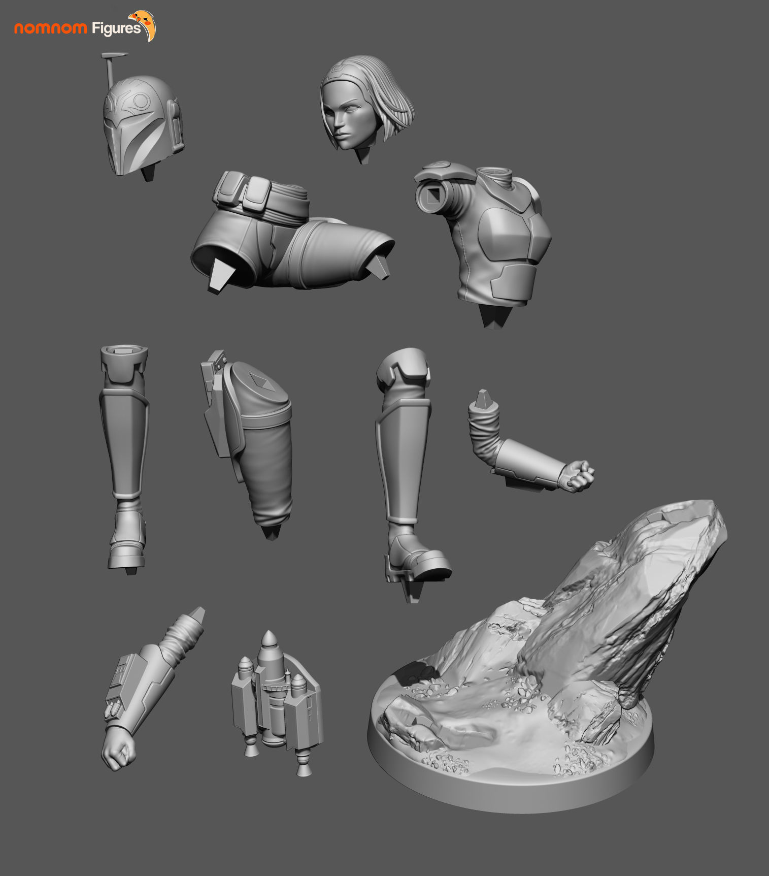 Bo Katan Kryze - Star Wars 3D print model_3