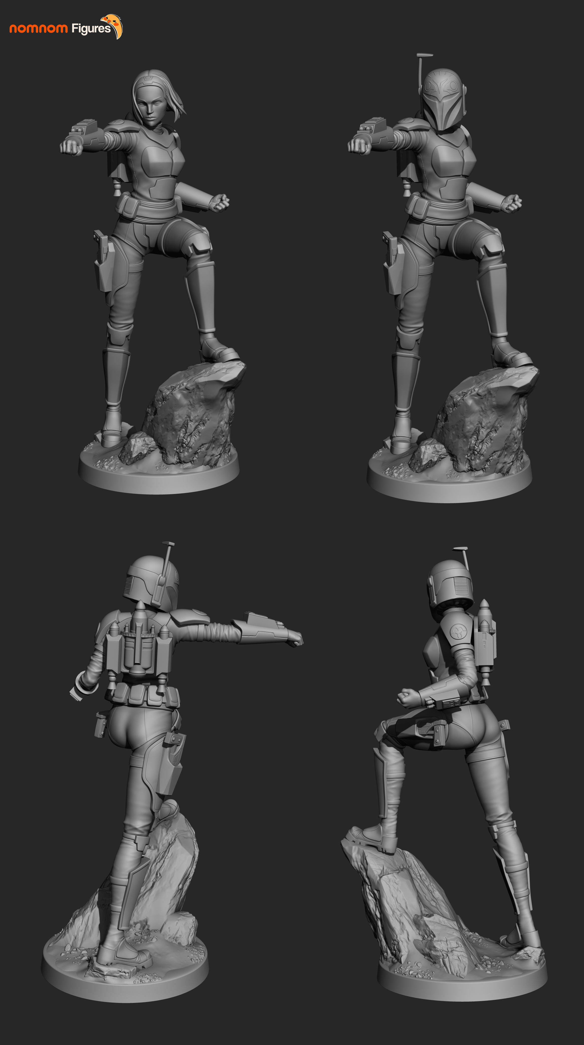 Bo Katan Kryze - Star Wars 3D print model_2