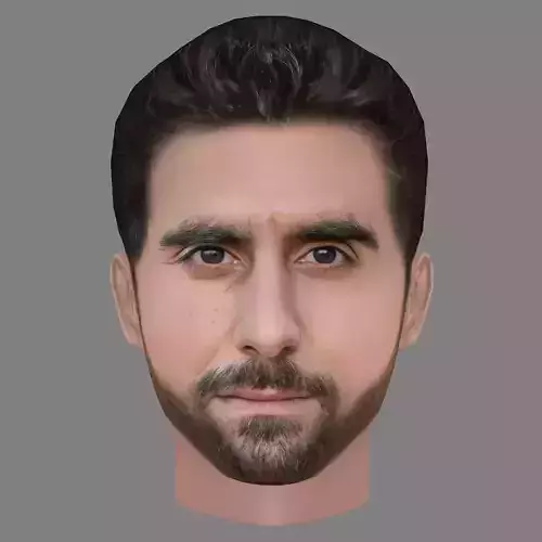 Murat Seven Head - Low poly head for game