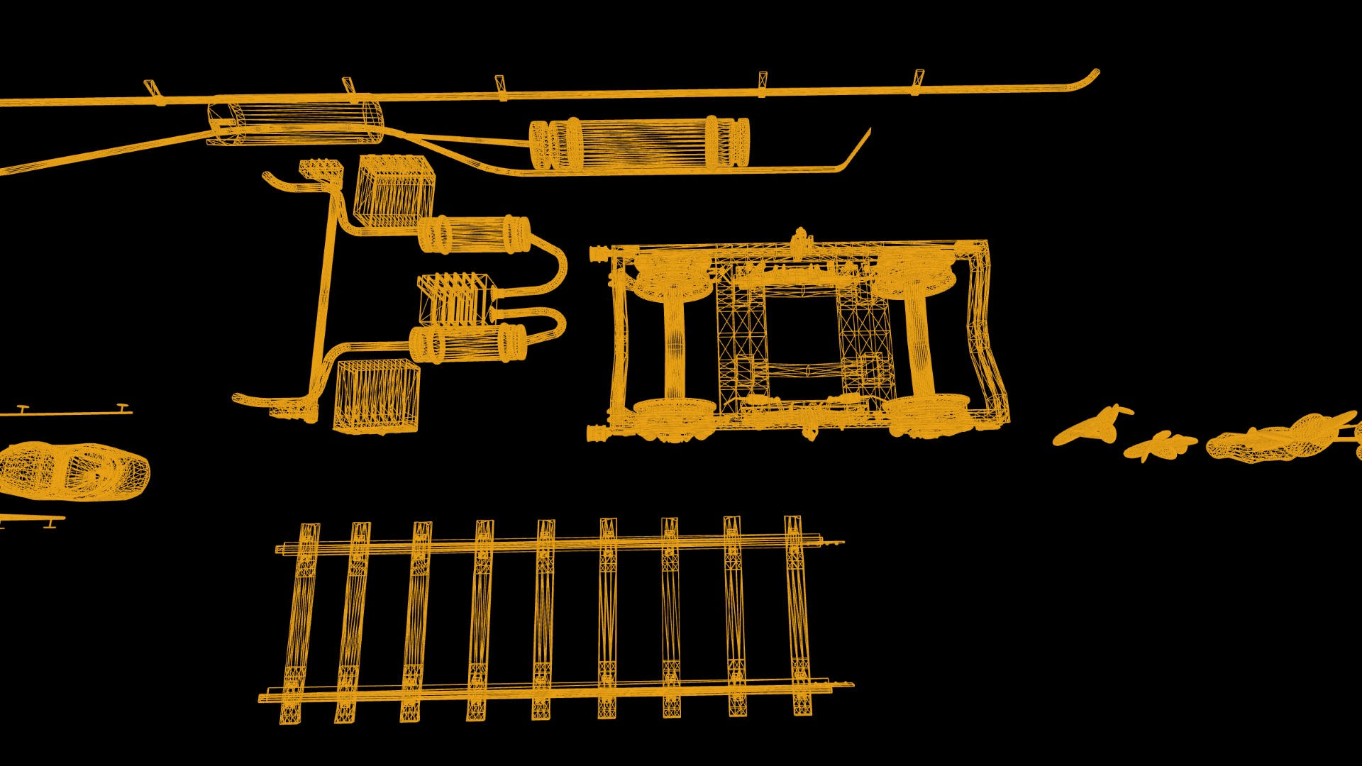 Train Asset Pack 3D model_23