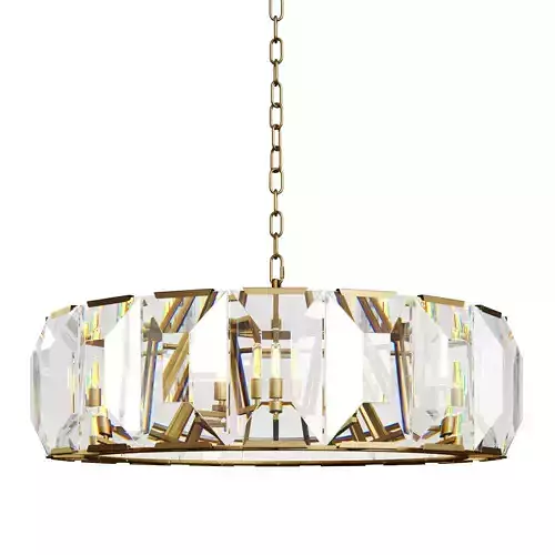 Harlow Crystal Round Chandelier 43