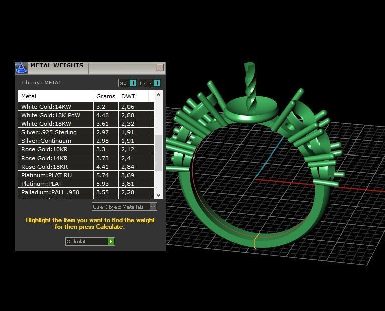 ring with pearl and diamonds 1443 3D print model_5