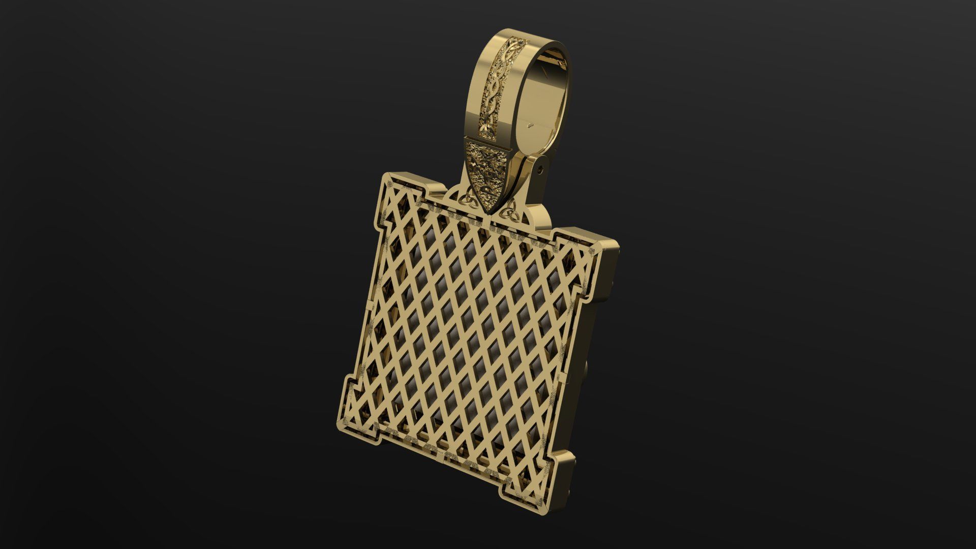 Saint George the Victorious pendant model 3D print model 3D print model_3