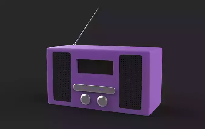 Radio 3D model
