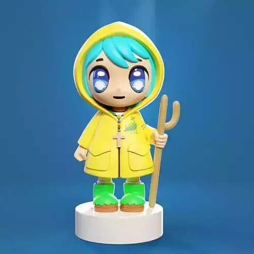 Luce Vatican mascot 3D print model