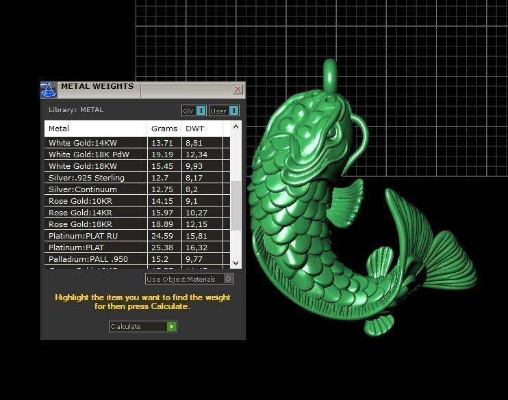 rubber bracelet with fish 1446 3D print model_13
