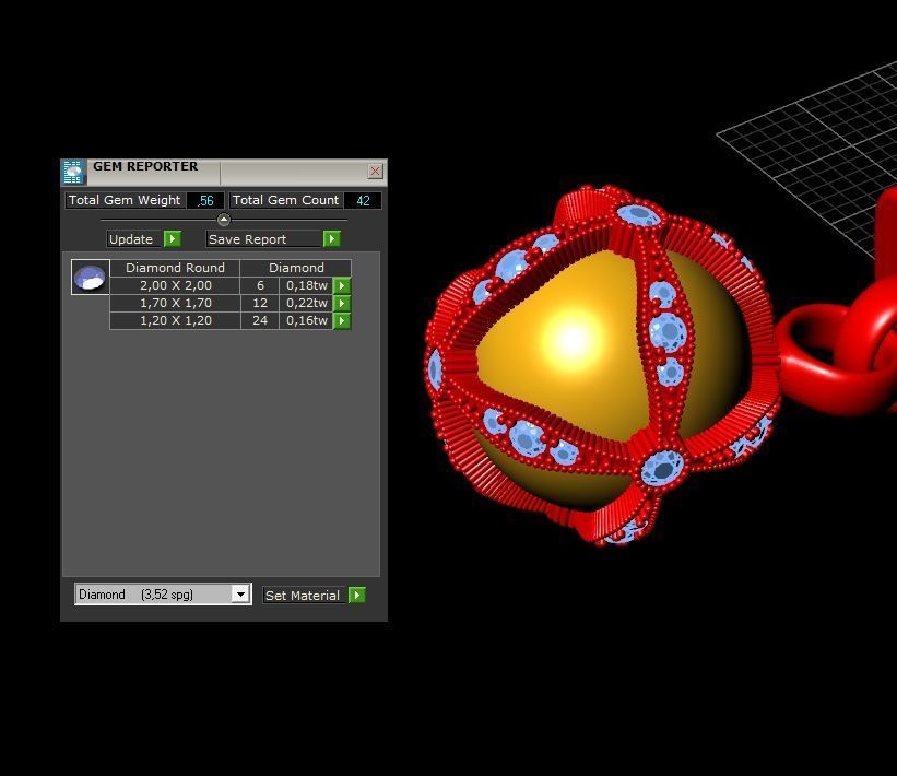 rubber bracelet with fish 1446 3D print model_19