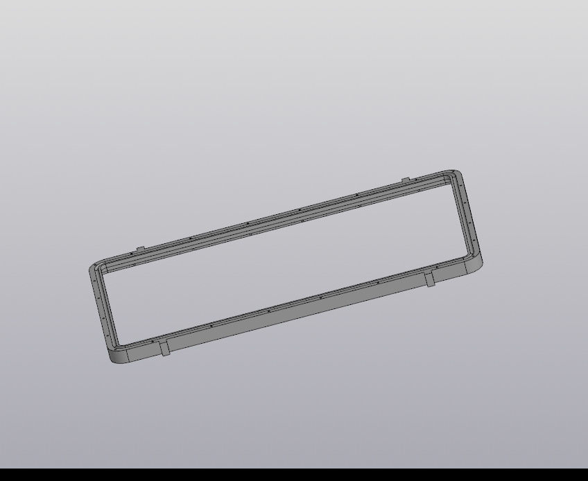 Starlink Rectangular Dishy Flat Mount and Cover 3D print model_1