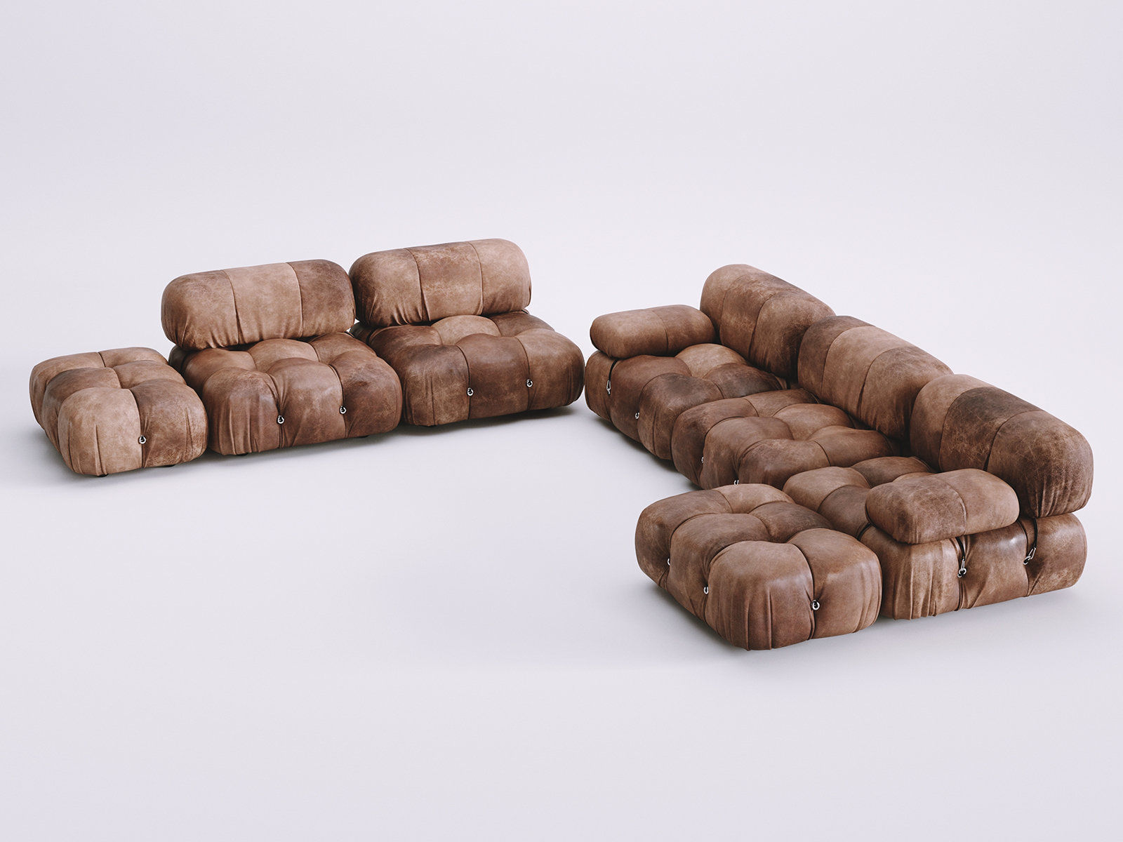 Camaleonda Sofa Composition 3 3D model_1