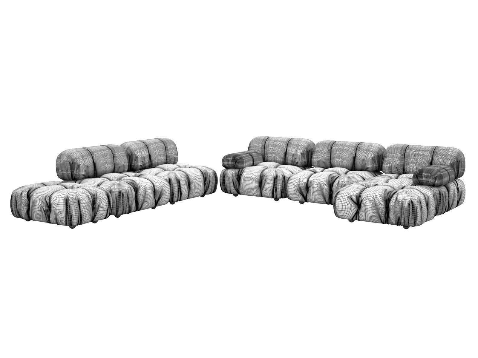 Camaleonda Sofa Composition 3 3D model_5