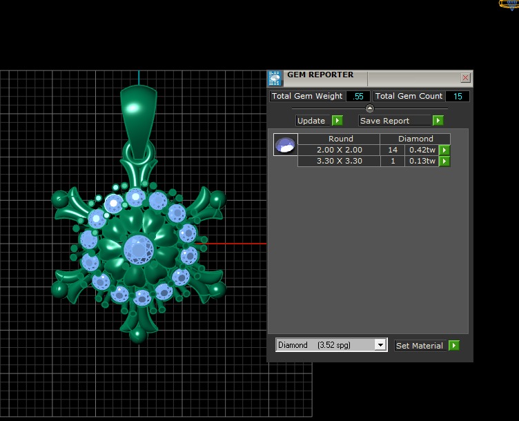 SNOW FLAKE DESIGN PENDANT 3D PRINTABLE MODEL 3D print model_5