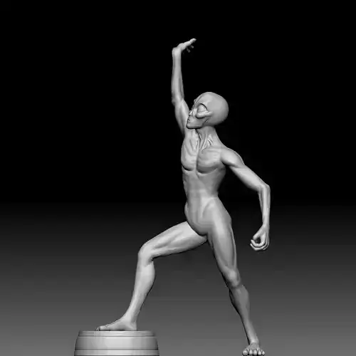 Alien Statue - 0170