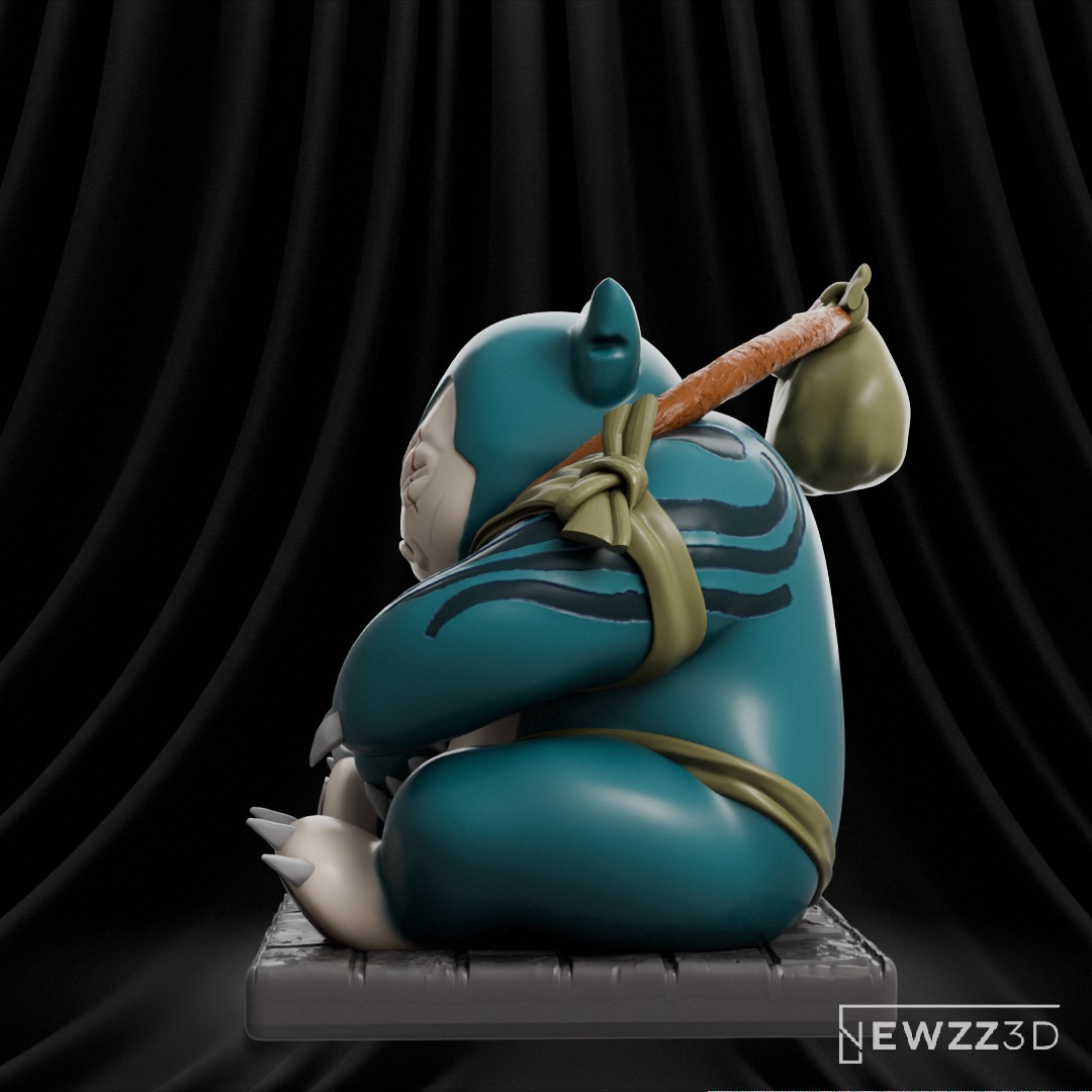 Pokemon Snorlax Yakuza 3D print model_2