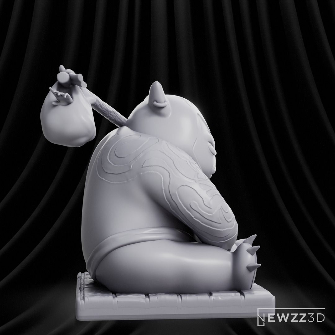 Pokemon Snorlax Yakuza 3D print model_10