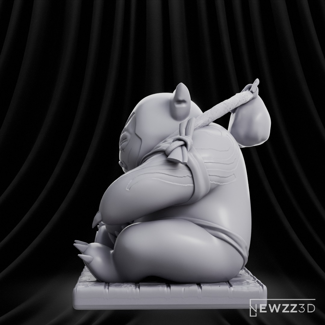 Pokemon Snorlax Yakuza 3D print model_8