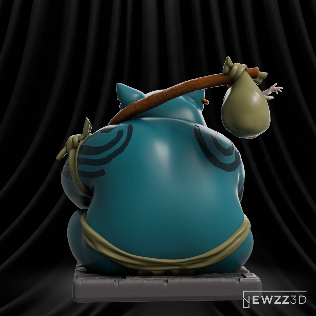 Pokemon Snorlax Yakuza 3D print model_3