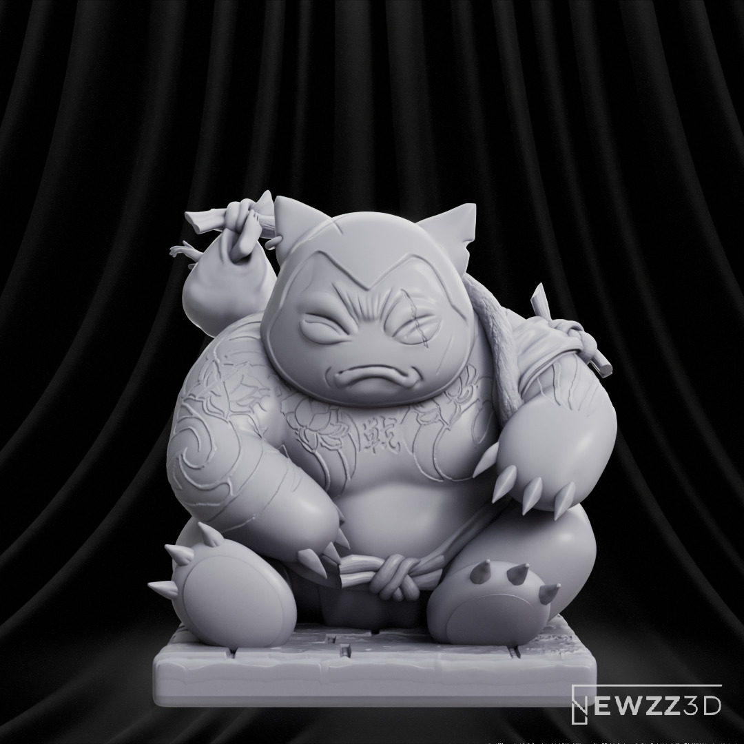 Pokemon Snorlax Yakuza 3D print model_6