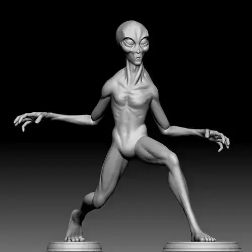 Alien Statue - 0180