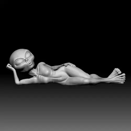 Alien Statue - 0200