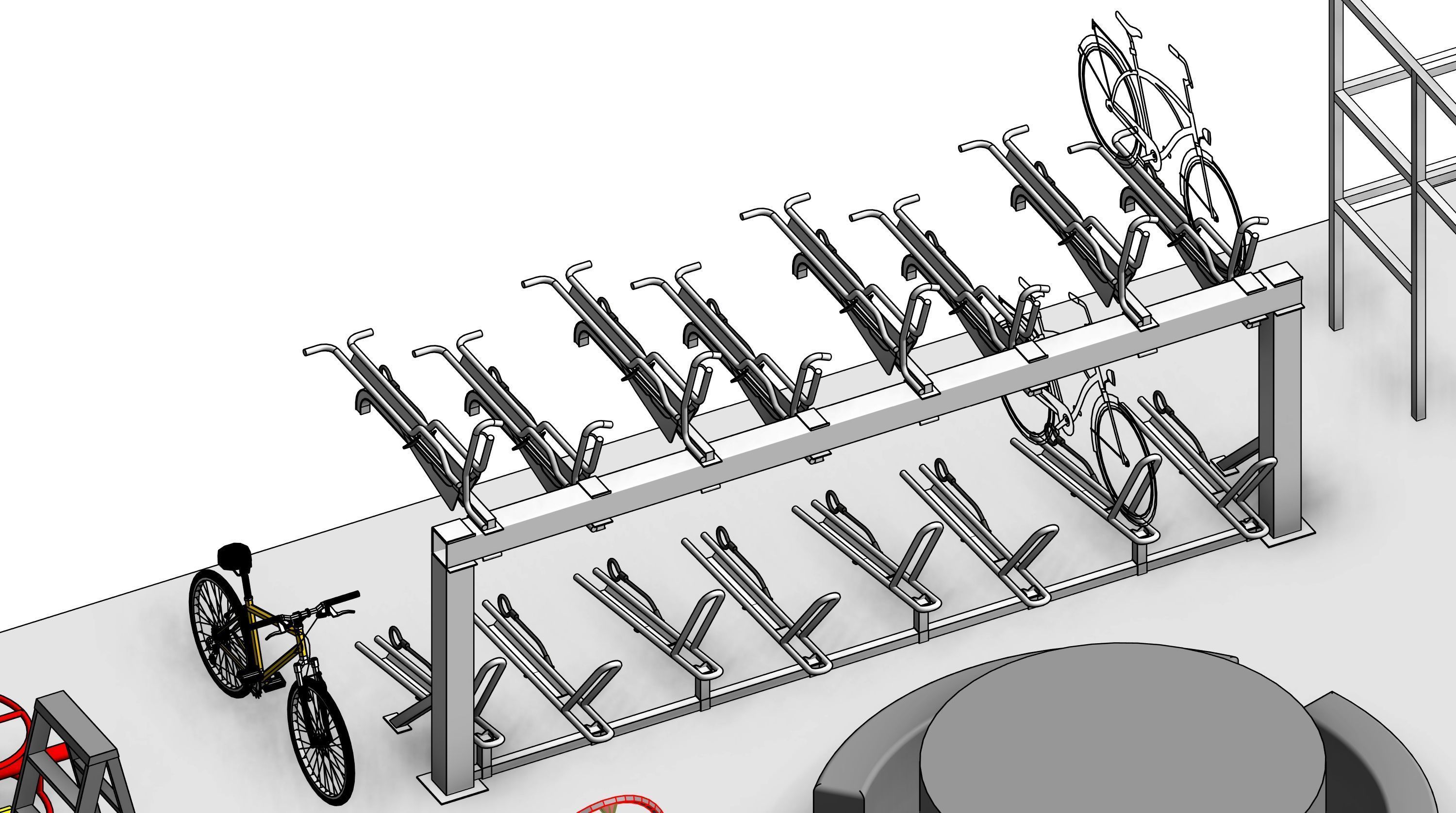 Park Revit Family Parameter 3D model_19