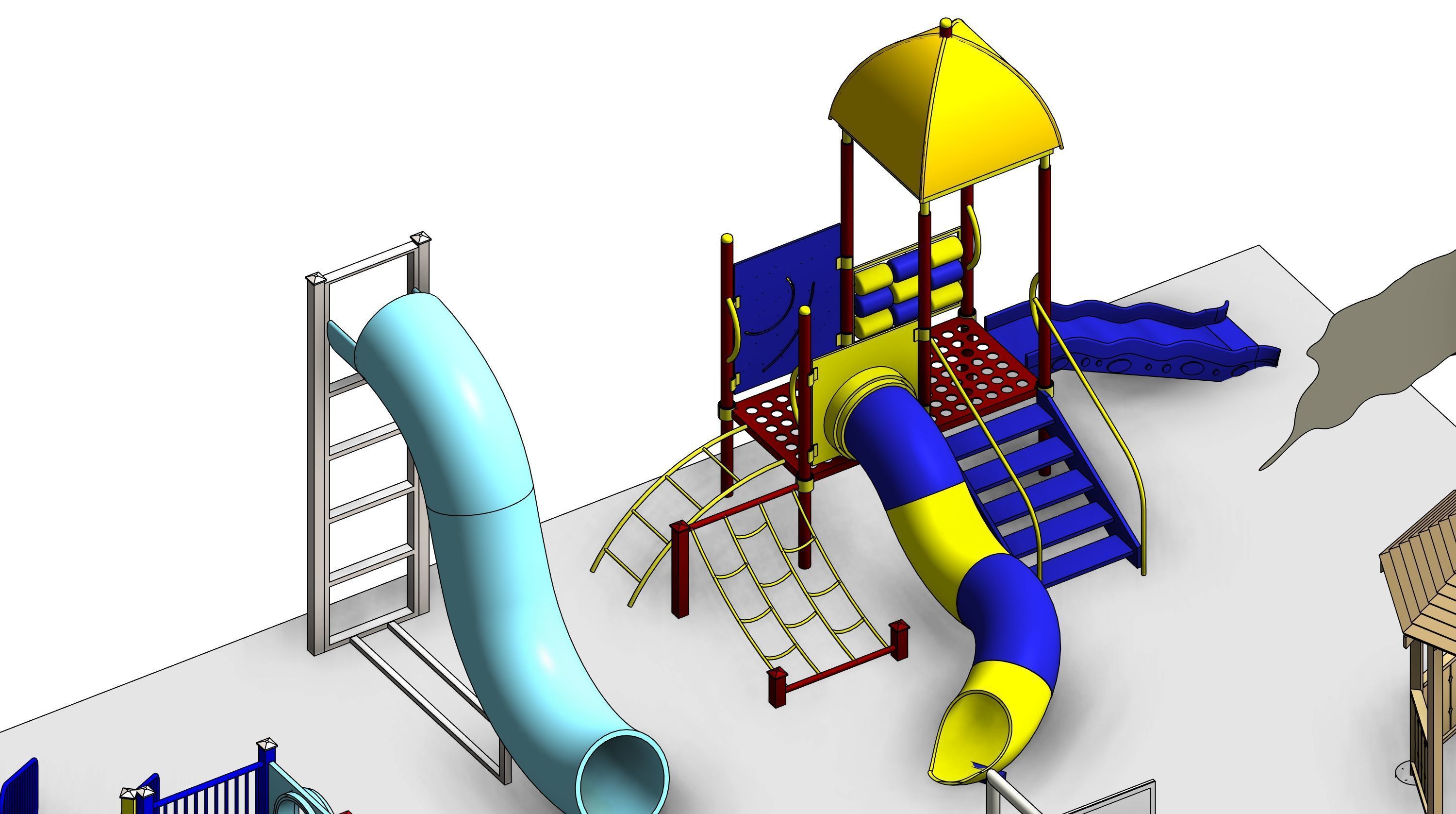 Park Revit Family Parameter 3D model_17