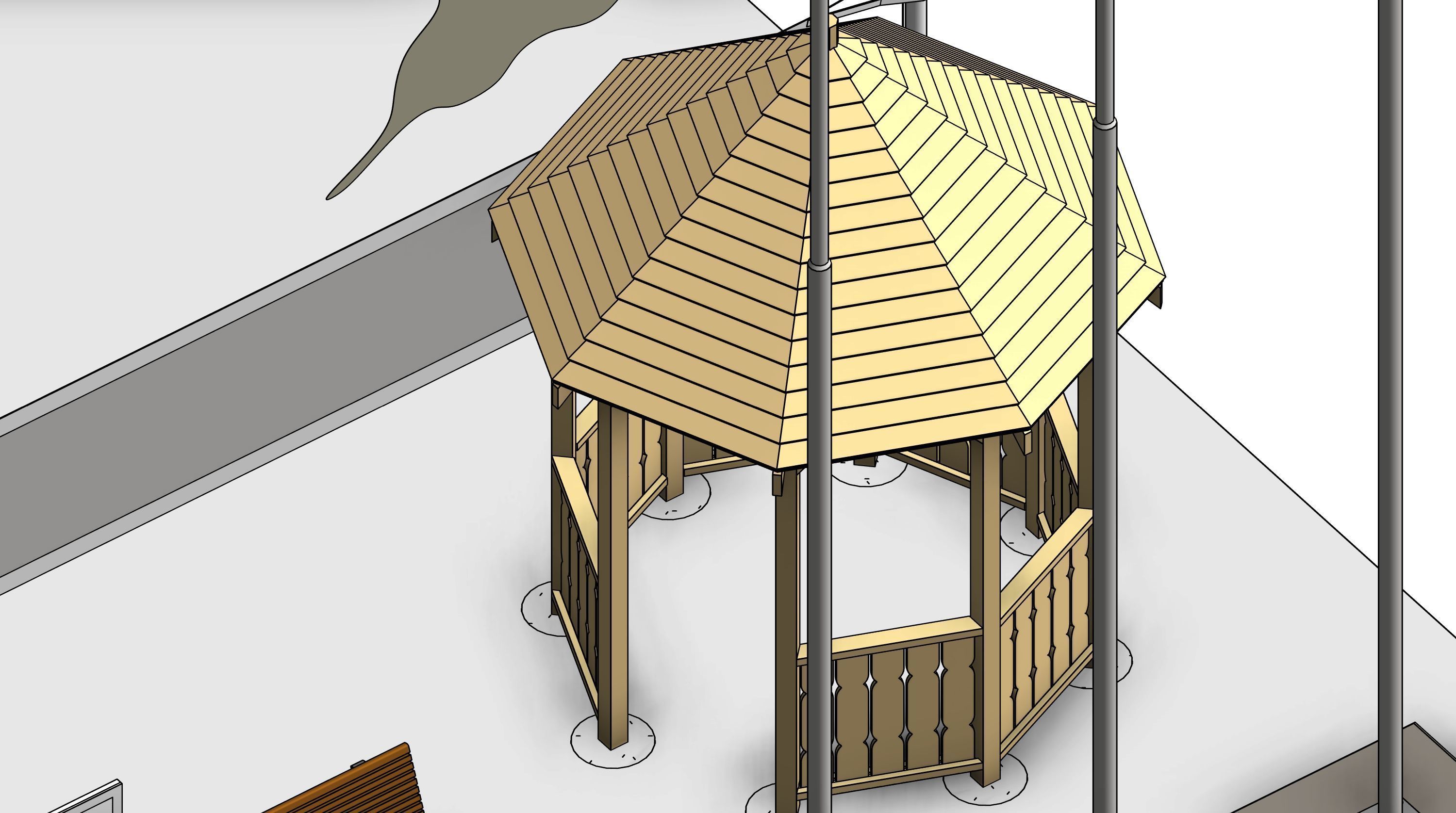 Park Revit Family Parameter 3D model_11
