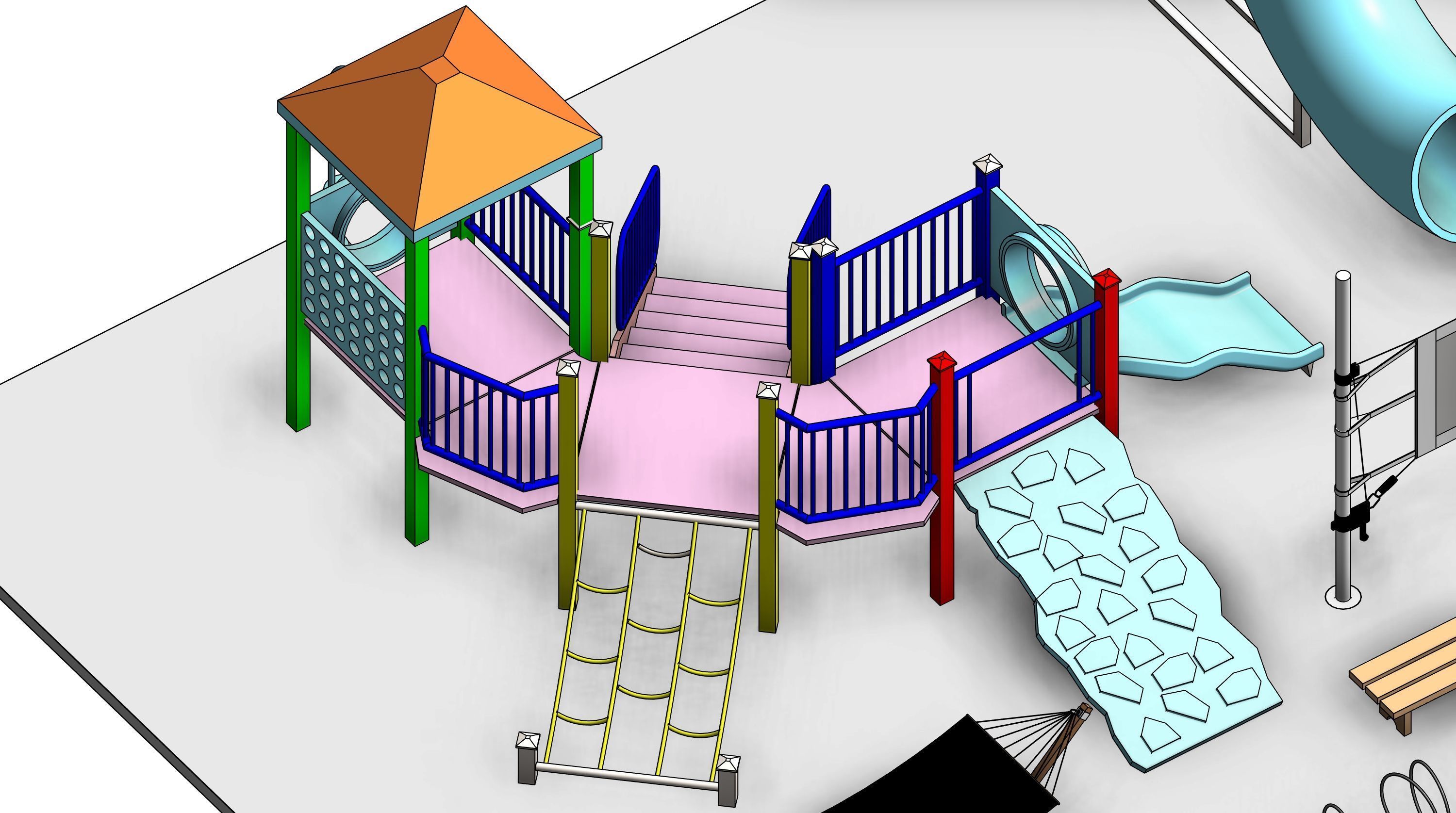Park Revit Family Parameter 3D model_15