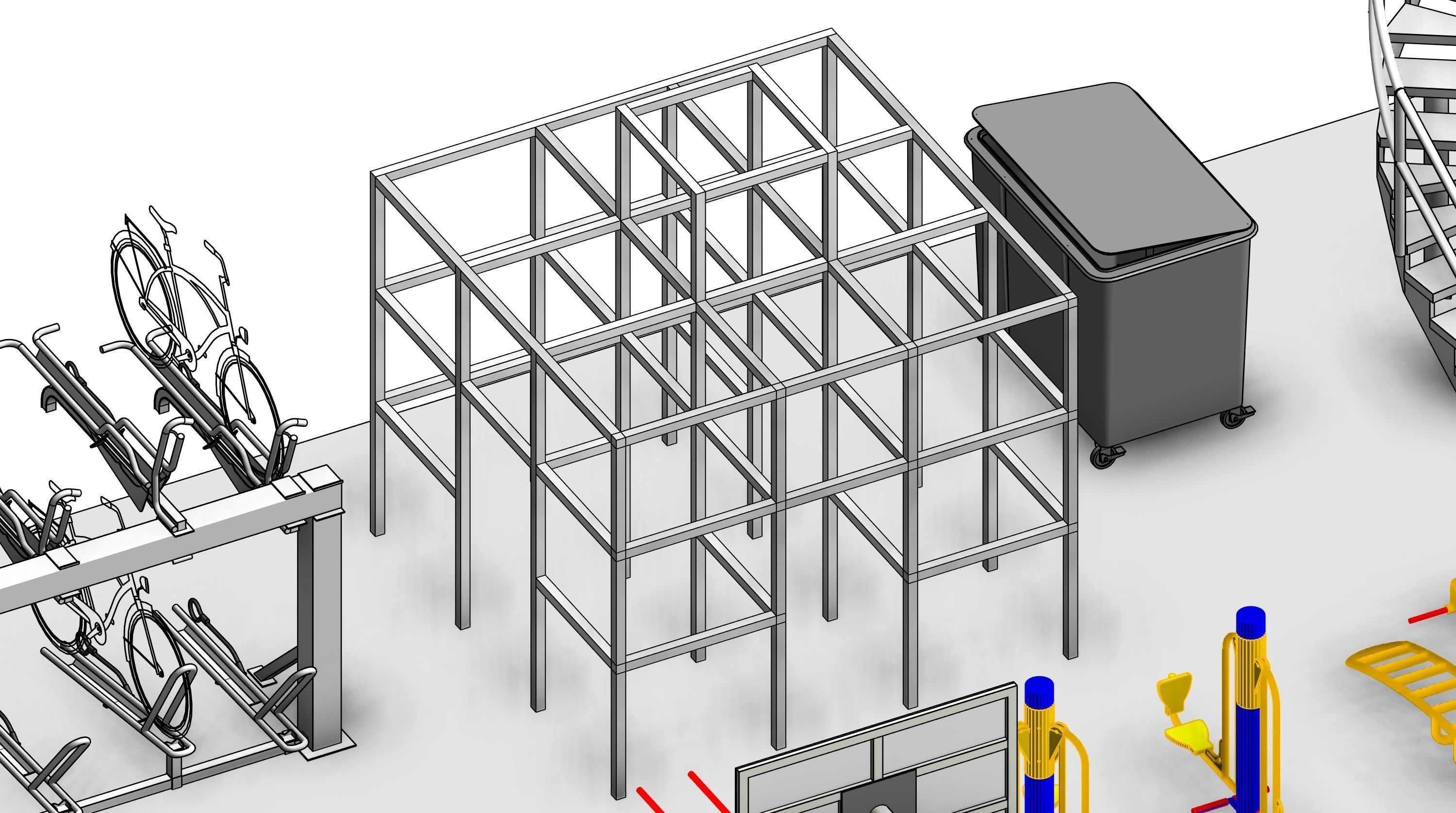 Park Revit Family Parameter 3D model_20