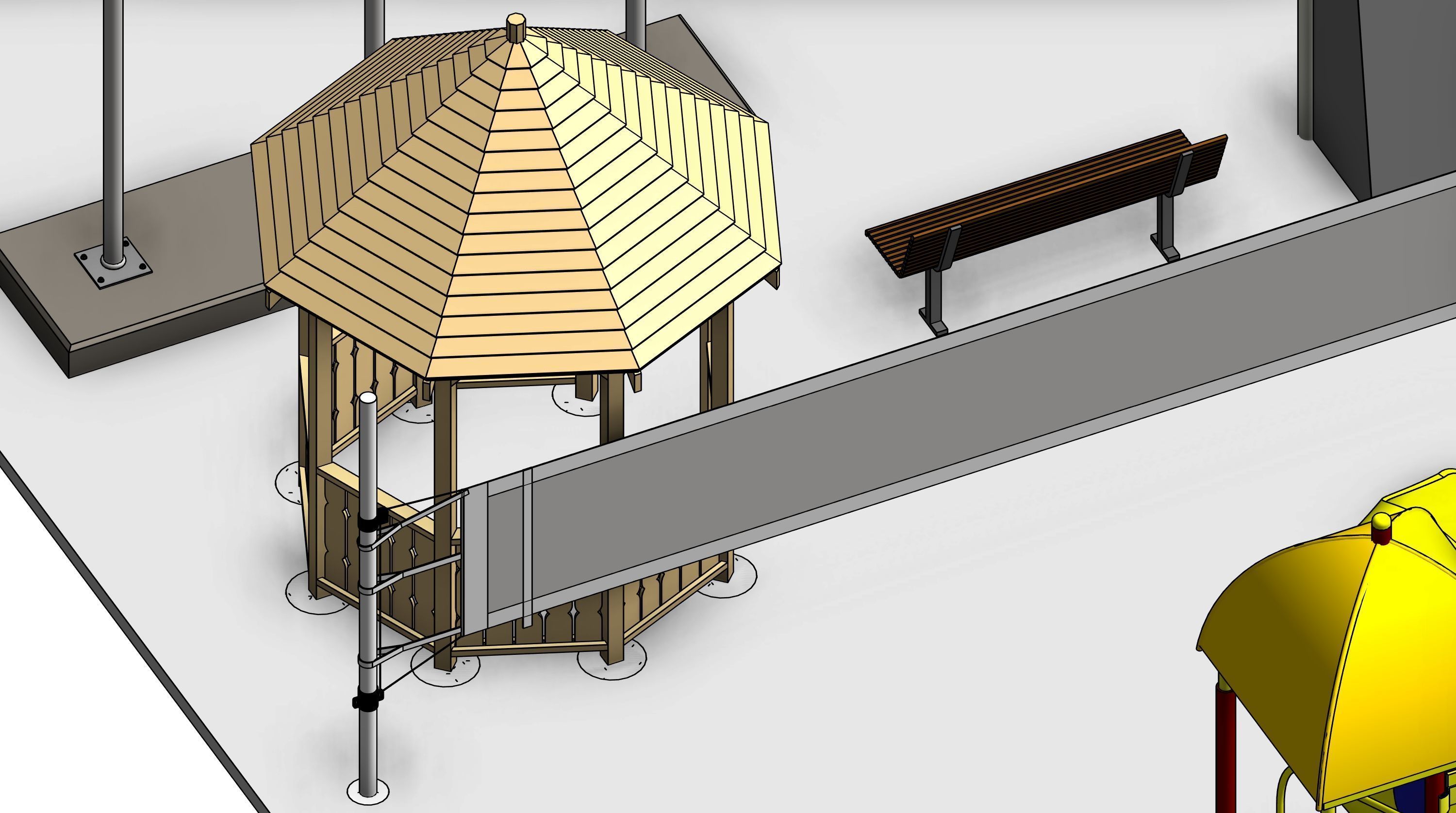 Park Revit Family Parameter 3D model_24