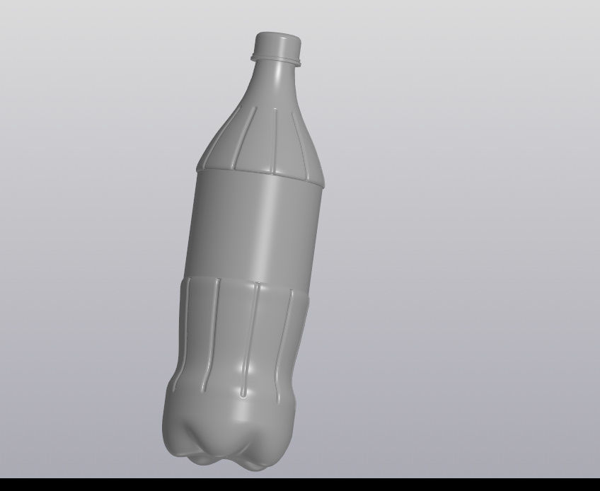 Coca-Cola bottle 3D print model_4