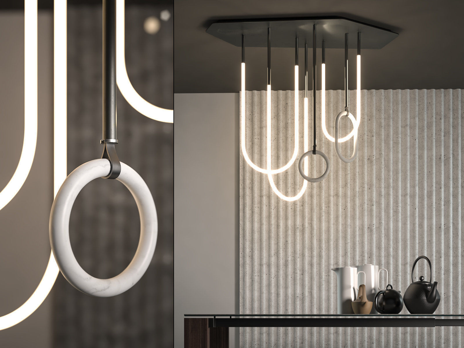 Say Yes Pendant 3D model_1