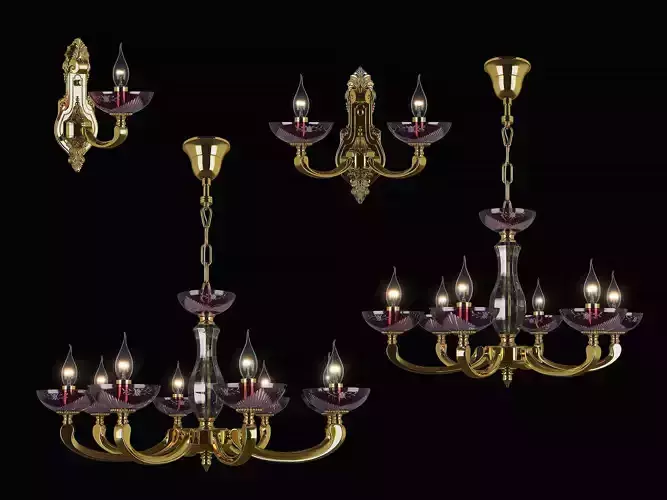 697 Barcato Osgona Collection of Vintage Lamps 