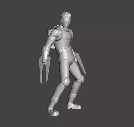 Battery Man One punch man 3D Model
