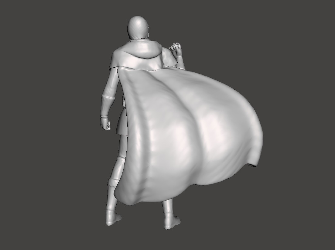 D-Pad One punch man 3D Model 3D print model_1