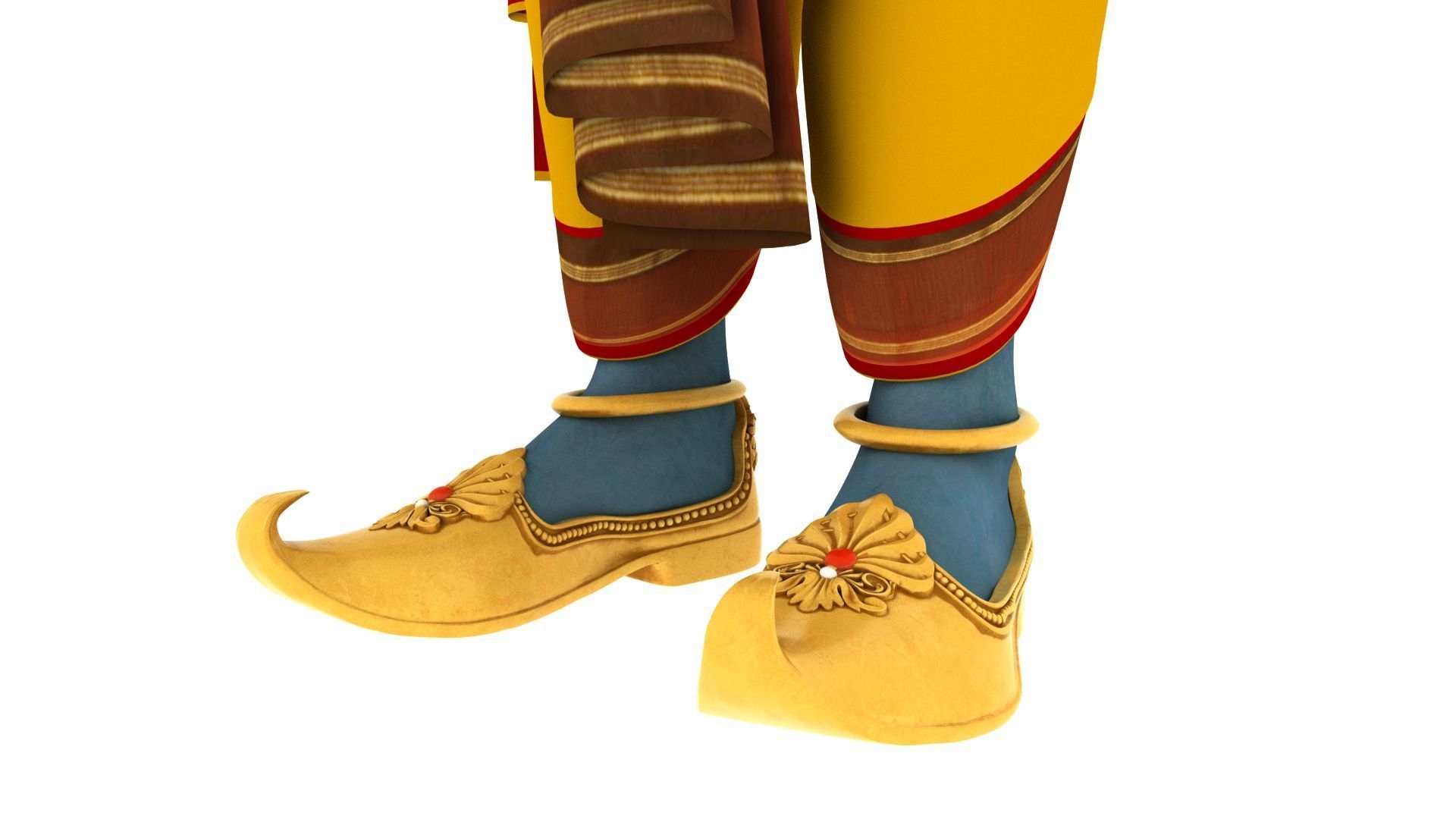 Lord ram t pose 3D model_5