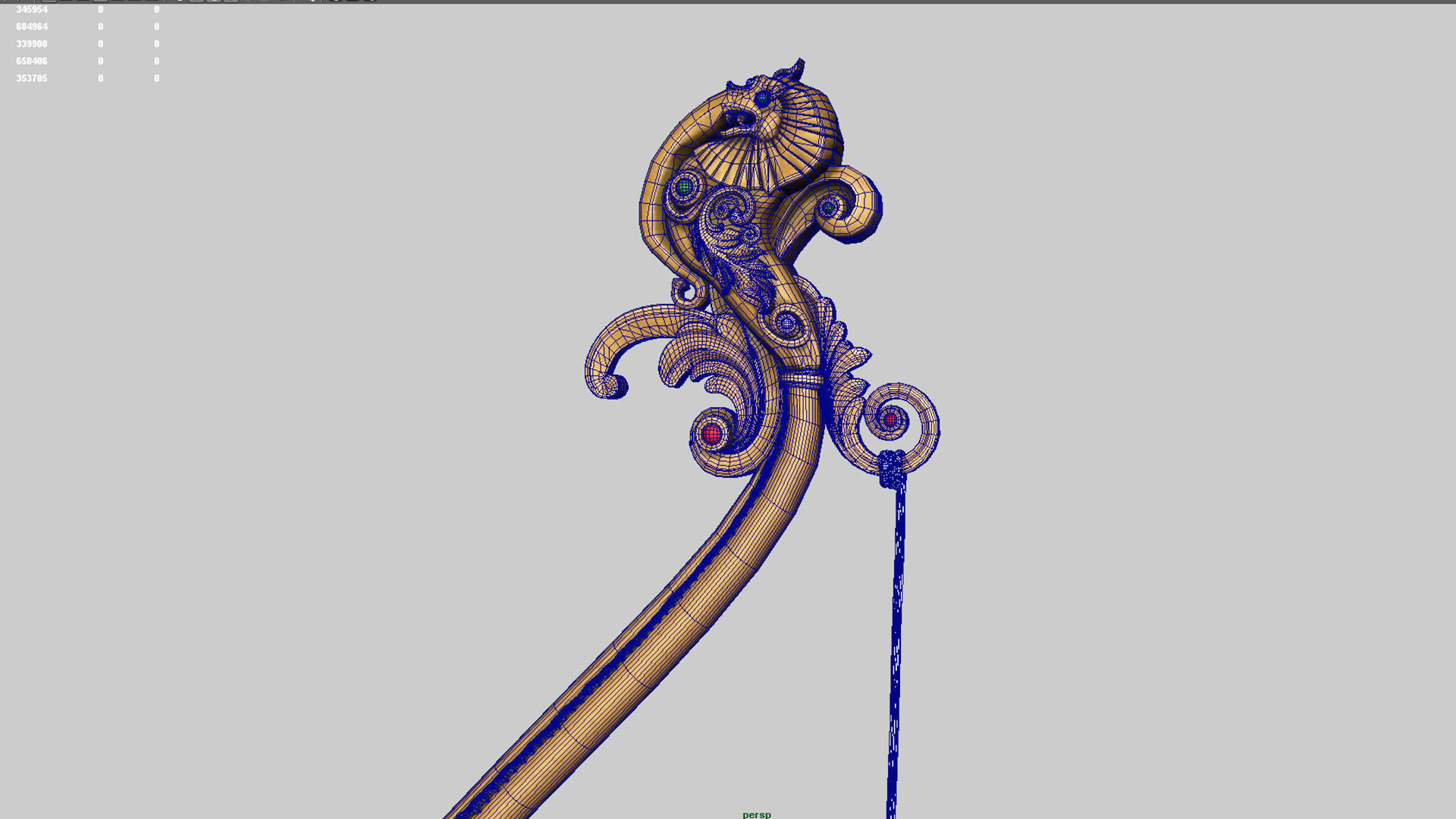 Lord ram t pose 3D model_6