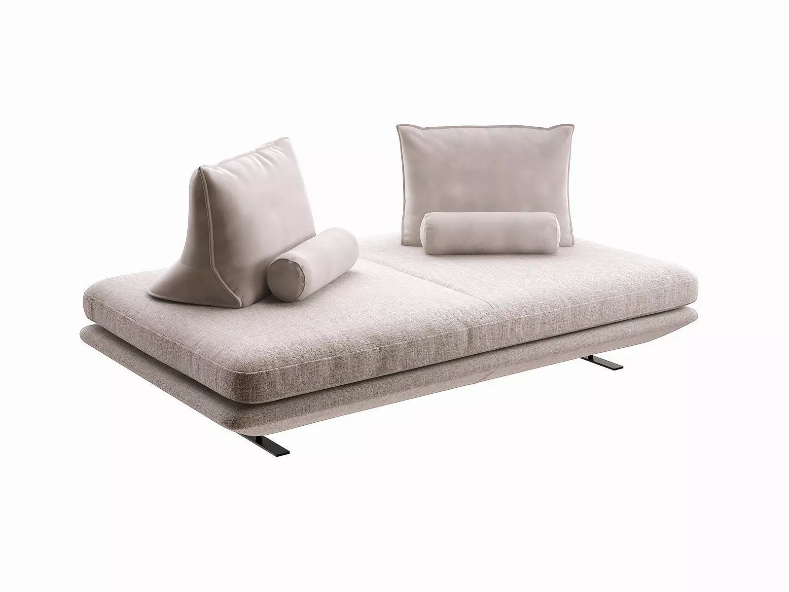 Prado Sofa M 120 3D model_0
