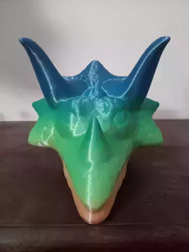 Triceratops bust
