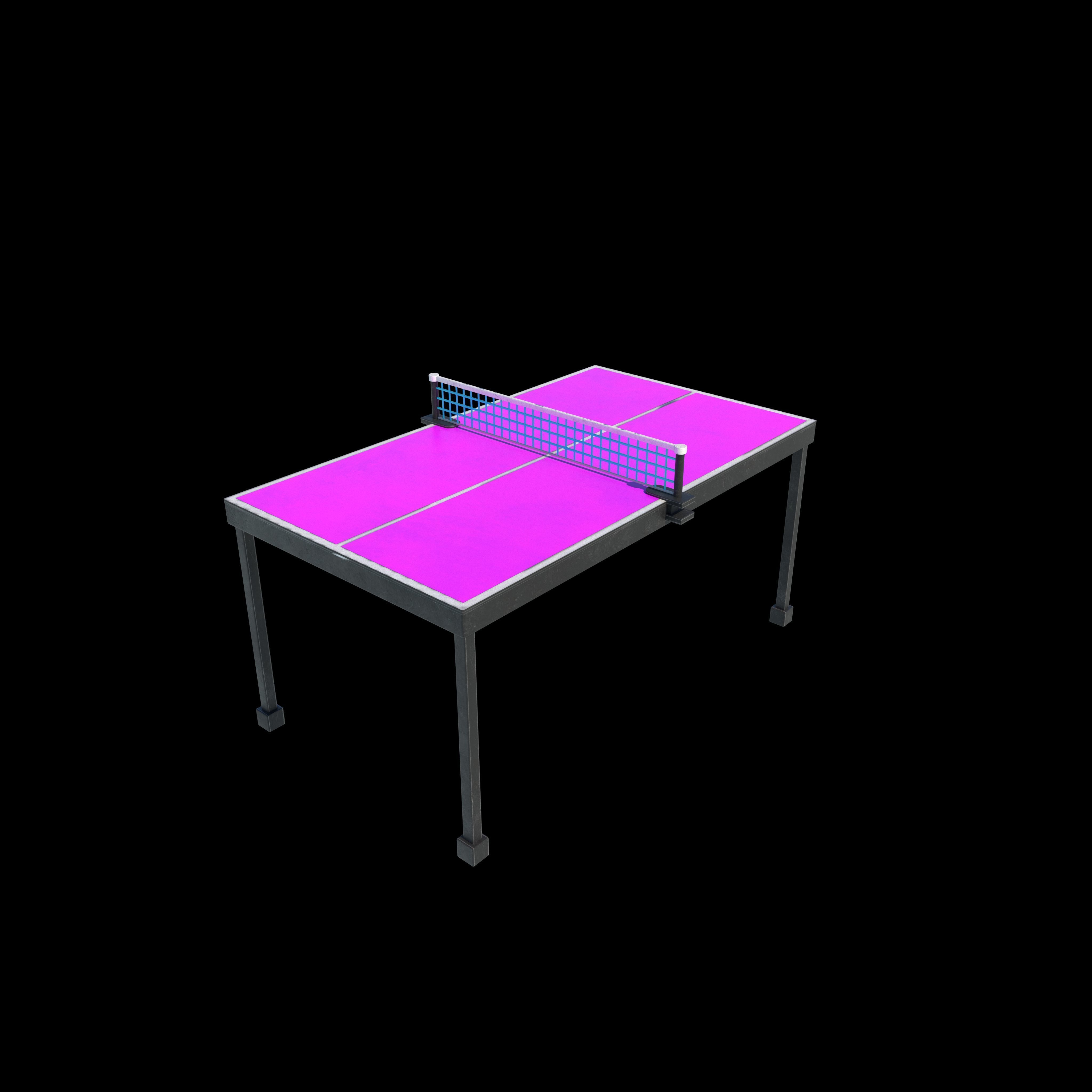 table tennis t 3D model_4