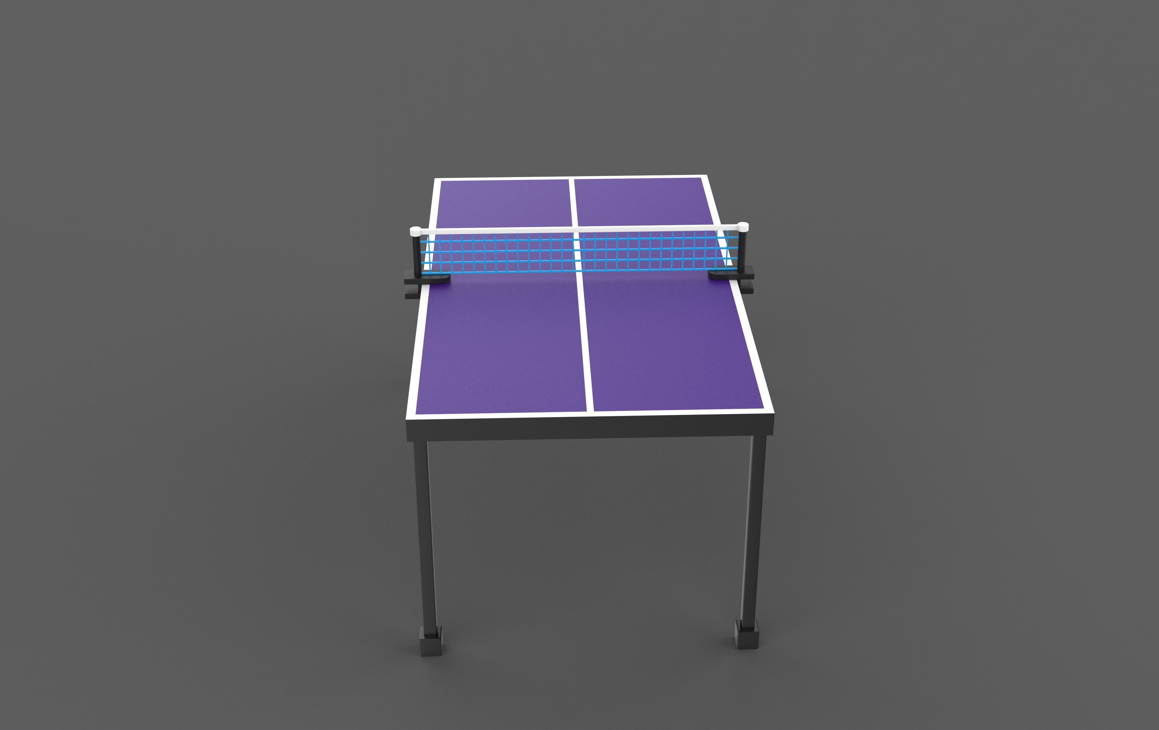 table tennis t 3D model_7