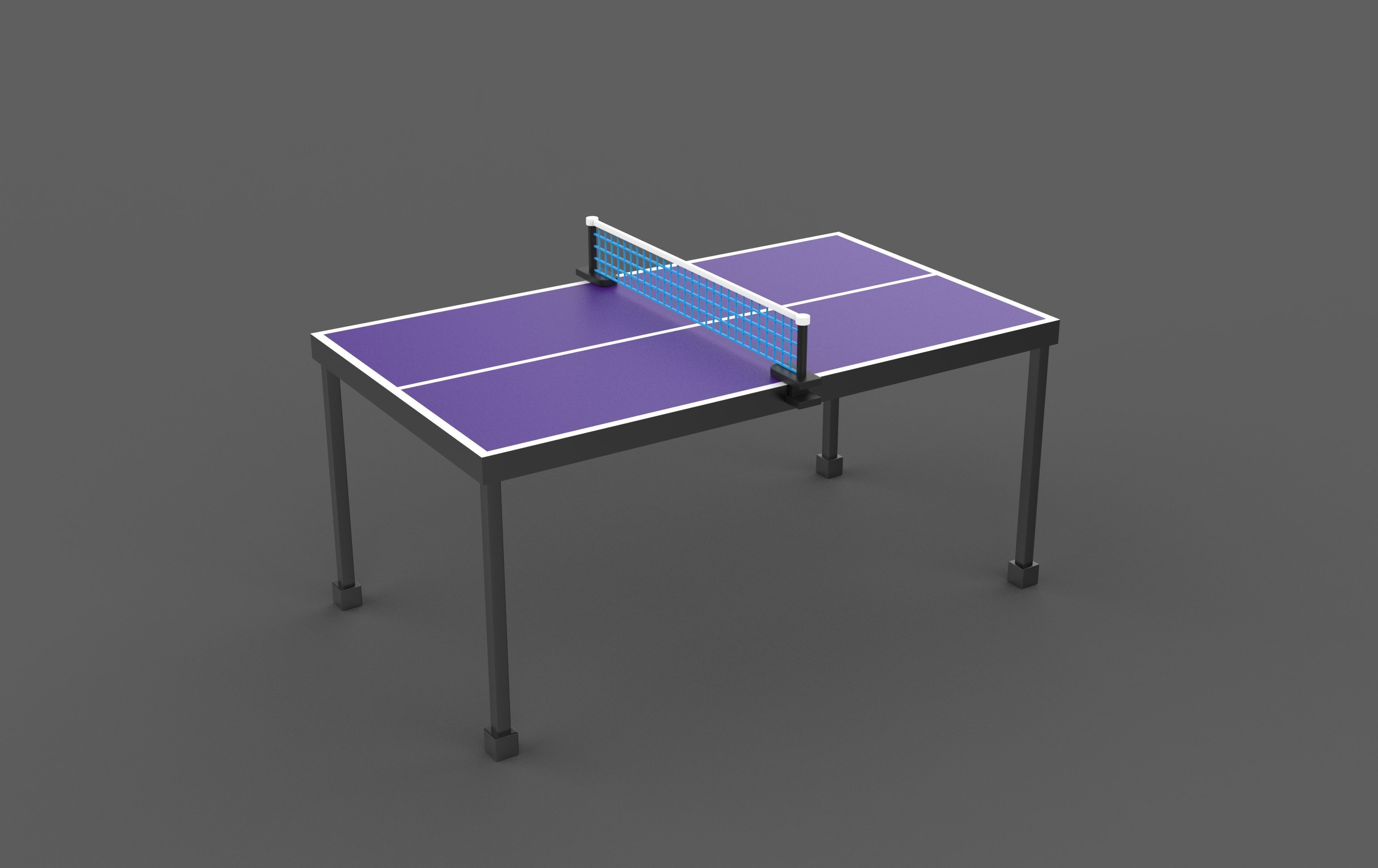table tennis t 3D model_5