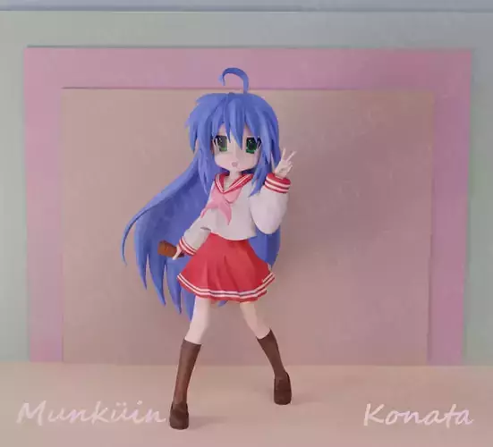 Konata Fan Art 3D print model