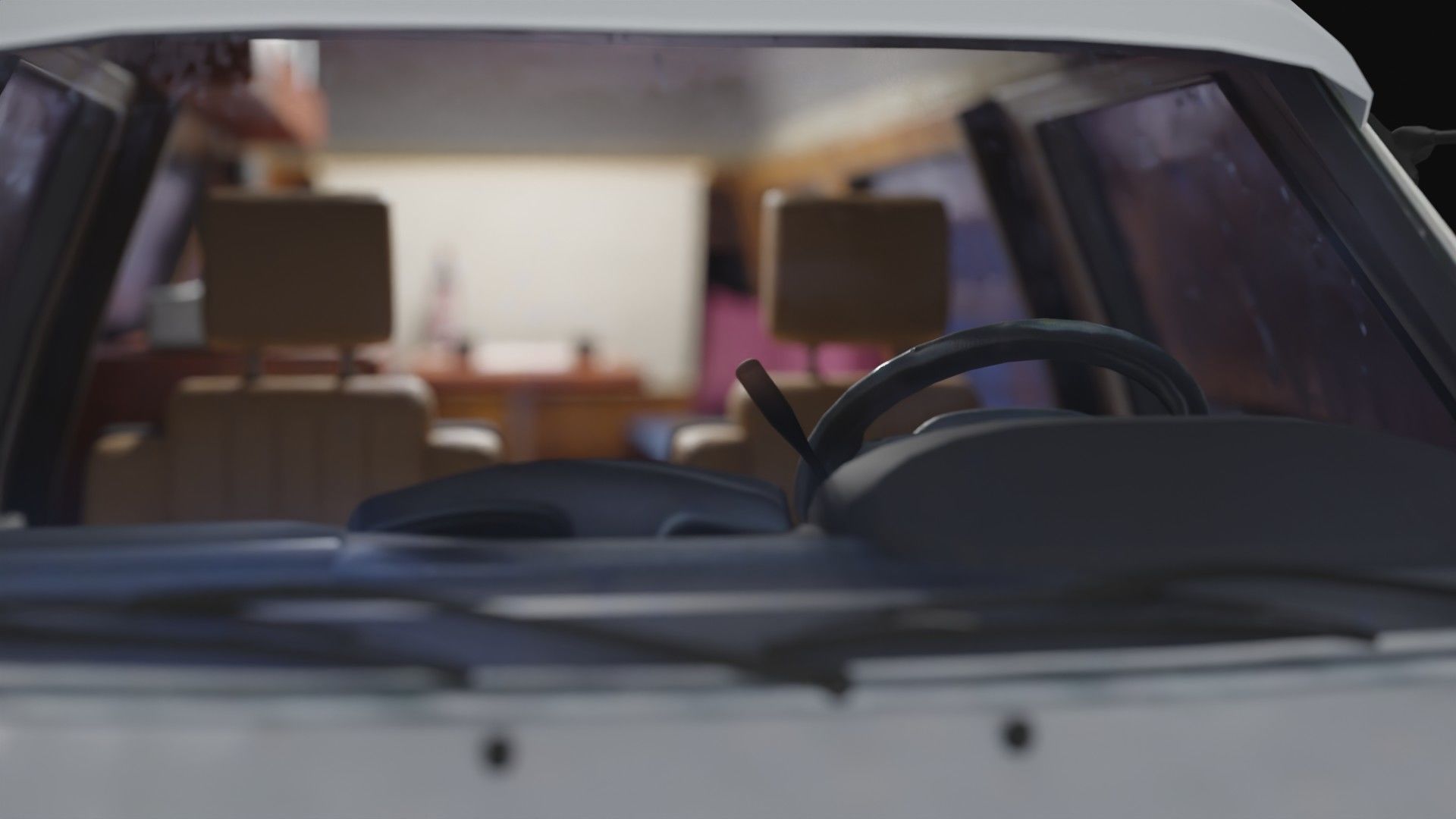 Adventure-Ready Off-Road Camper Van Low-poly 3D model_9