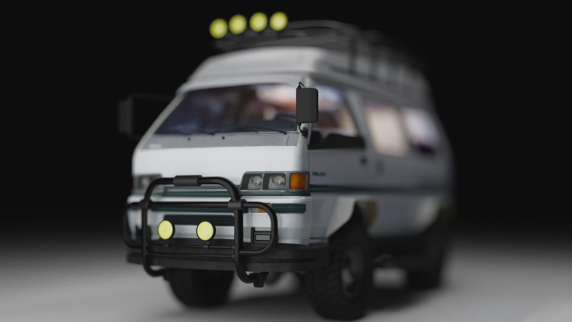 Adventure-Ready Off-Road Camper Van Low-poly 3D model_13