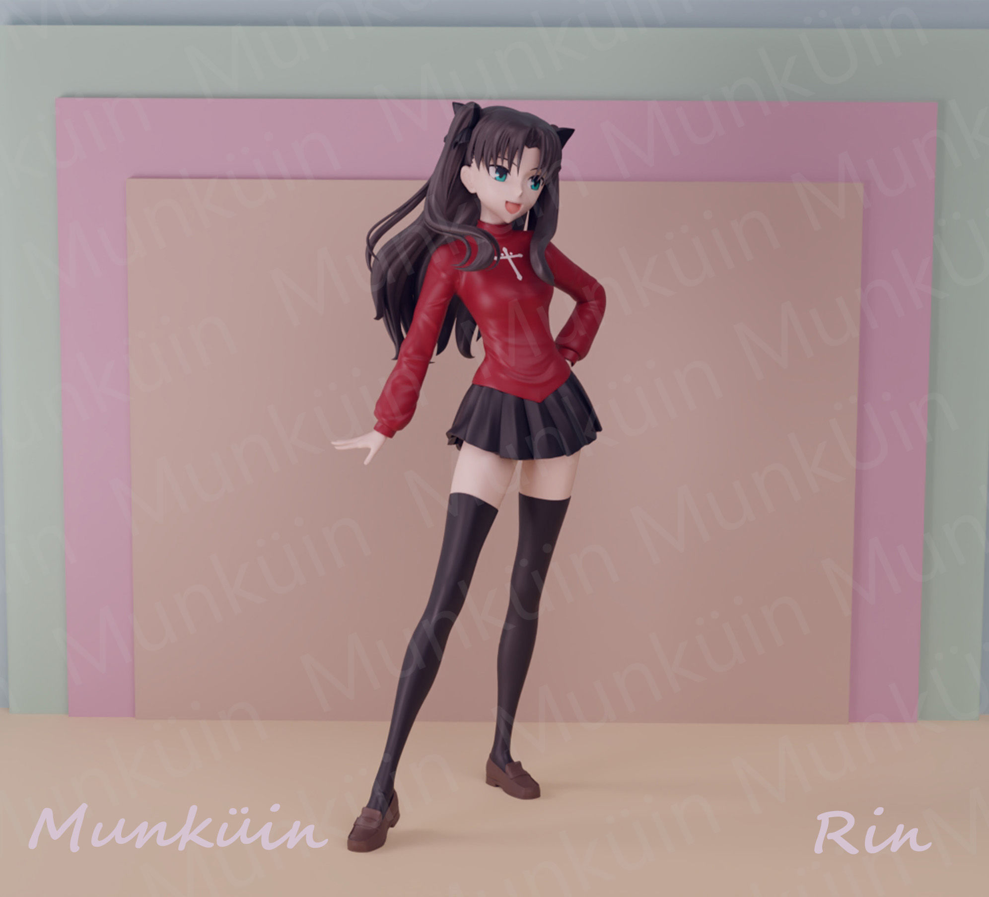 Rin Fan Art 3D print model_7