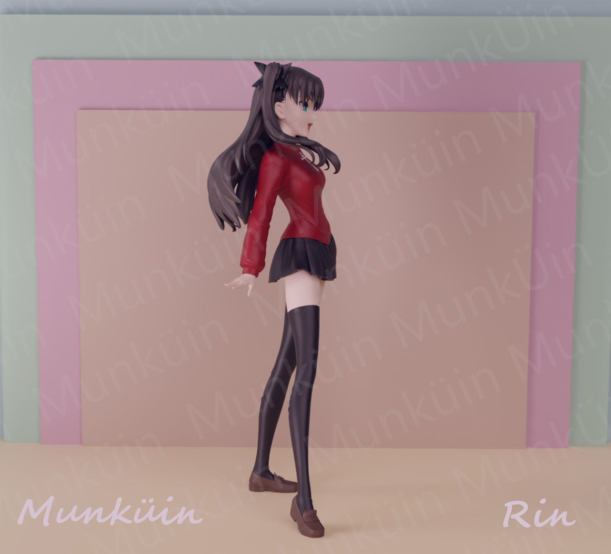 Rin Fan Art 3D print model_5