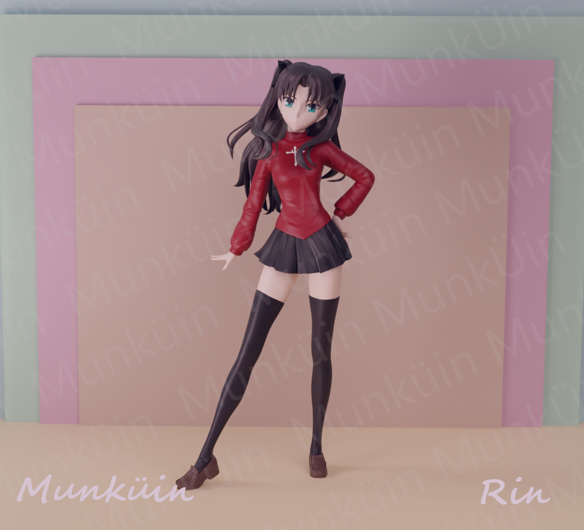 Rin Fan Art 3D print model_10