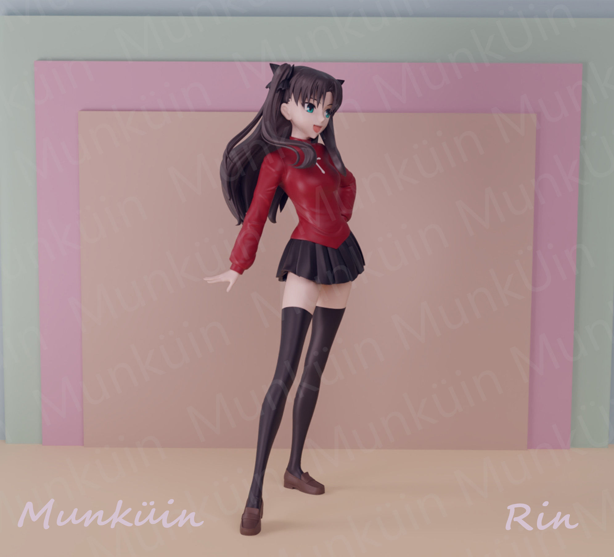 Rin Fan Art 3D print model_6
