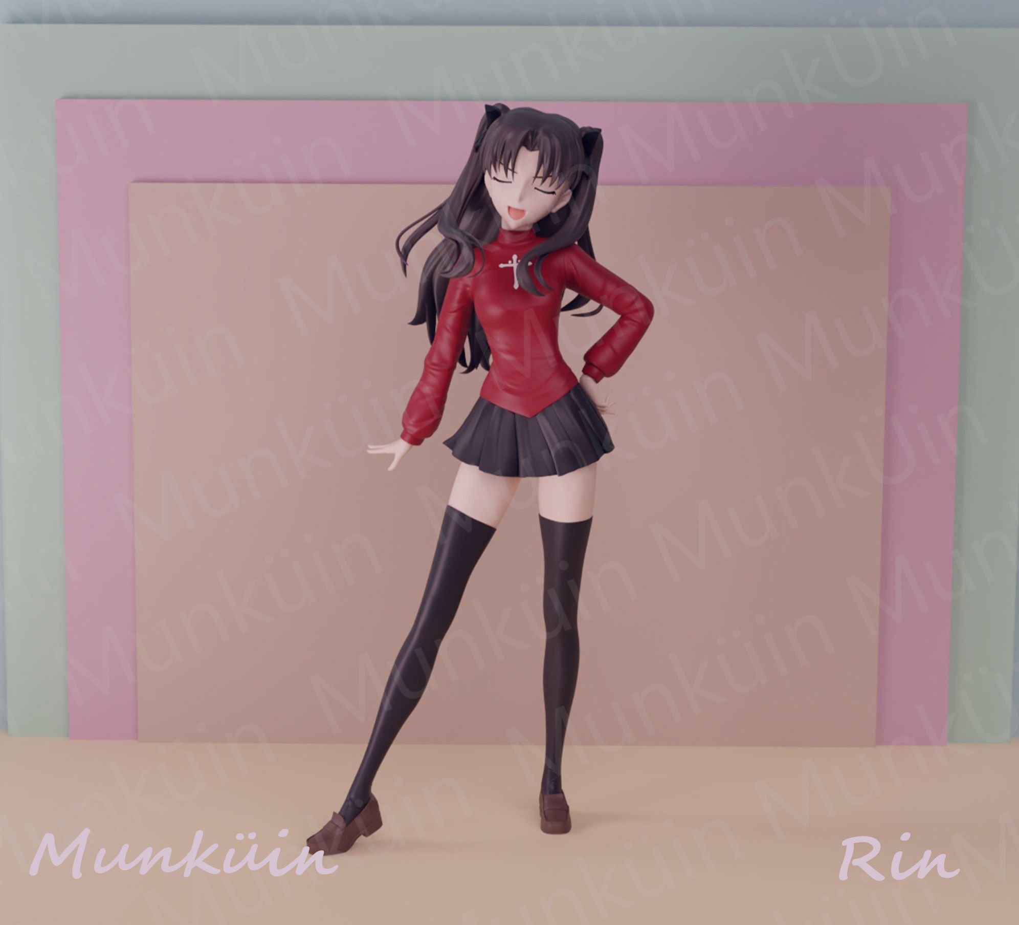 Rin Fan Art 3D print model_8